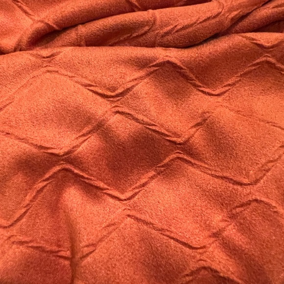 Ruby Rd. Rust Orange Cowl Neck Top - Picture 6 of 16